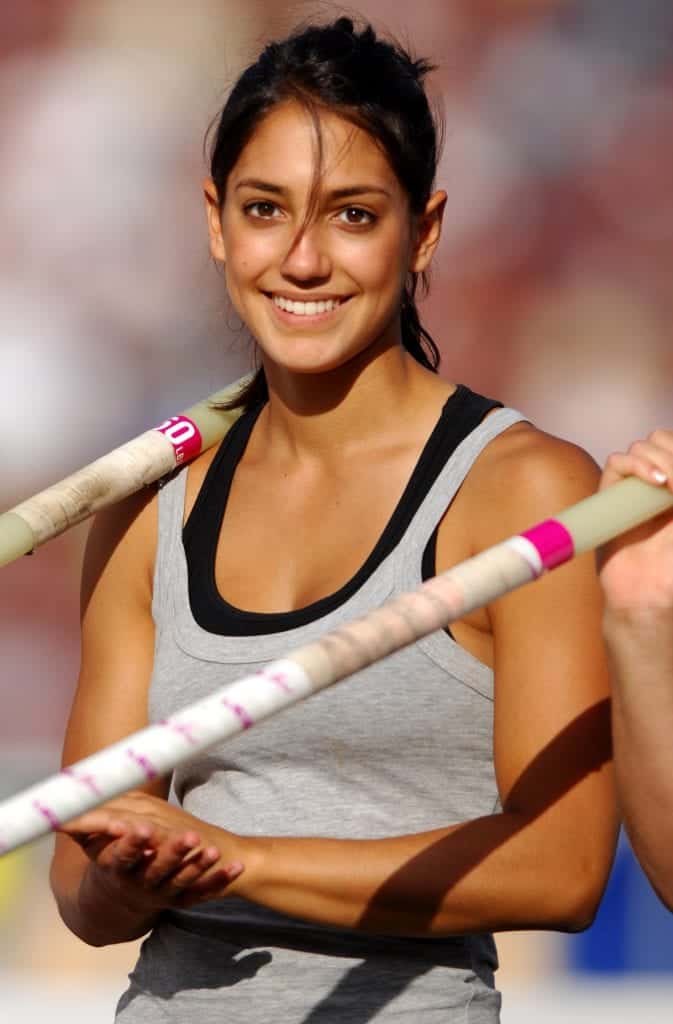 Pole vault is sexy, barely legal